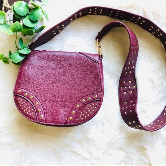 LD Handbags - LD burgundy crossbody bag